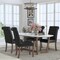 Flash Furniture 18.5 W, 27.5 L, 39.75 H 4-BT-P-BK-LEA-GG - alternate 1